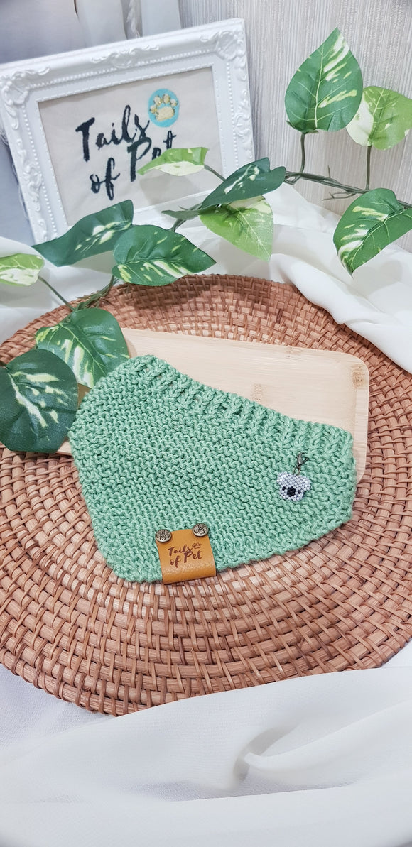 Knit Collection (with Koala Clip): Leafy Green (S/M 29 - 34cm)