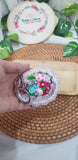 Amigurumi: Reversible Bride and Bouquet Key Chain (Ready Stock)