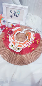 CNY cape: Lion Dance and Firecracker (Ready Stock 25- 52cm)