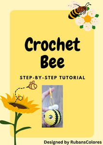 Digital Pattern: Crochet Bee (Step by step Tutorial)