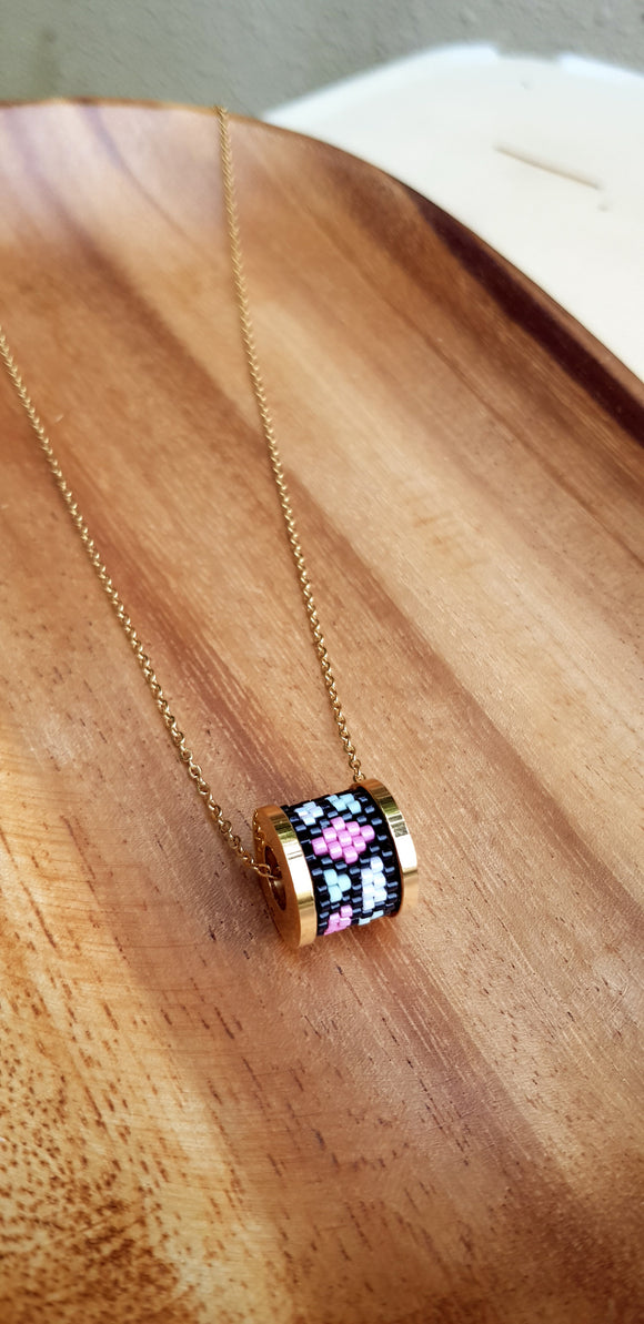 Stained Glass Inspired Necklace