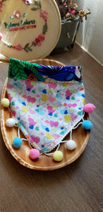 Boho Pom Pom Collection Pet Bandana: Tropical Fun Loving(Pre-order)