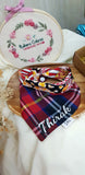 Personalised Reversible Pet Bandana with Adjustable Button (Pre-order)