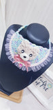 Crochet Brown Bear Bib (Pre-Order)