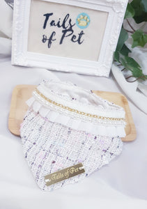 Lux Collection Pet Bandana: Feline Tweed (Pre-order)