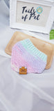 Knit Collection Pet Bandana: Pastel mix(21cm to 28cm Ready Stock)