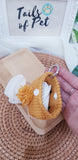 Crochet Poop Bag Holder (Caramel)