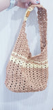 Raffia Hobo Bag with Leather bag (1 piece only)