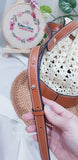 Crochet Bag: Balloon Bag with Leather Frame (1 piece only)